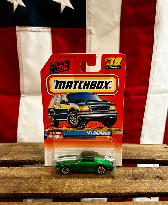 Matchbox - 71' Camaro - Jamais déballée - 1997