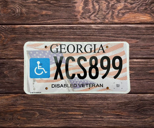 Géorgie Disabled Veteran XCS 899